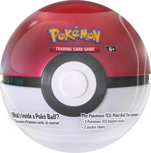 Boîte métal en forme de Poké Ball (pièce de collection et boîte de rangement)