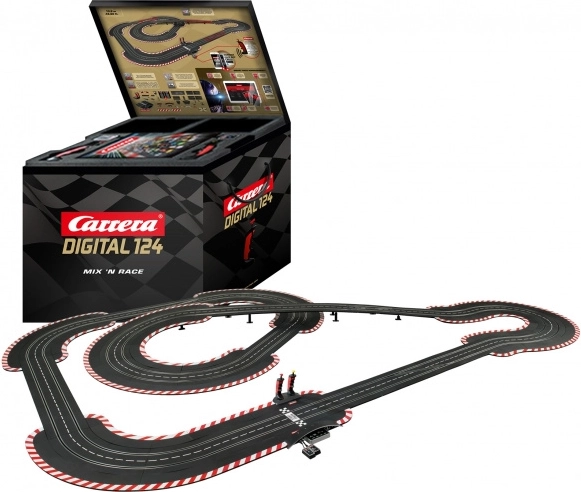 Circuit Carrera Digital 124 Mix and Race 13,9 m avec commande sans fil