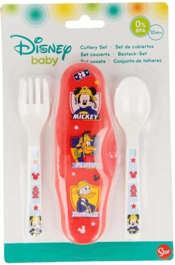 Couverts avec étui Mickey - 1 pièce