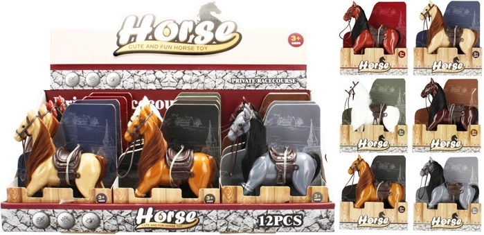 Petit cheval en plastique pour enfants 12 × 10 × 4 cm