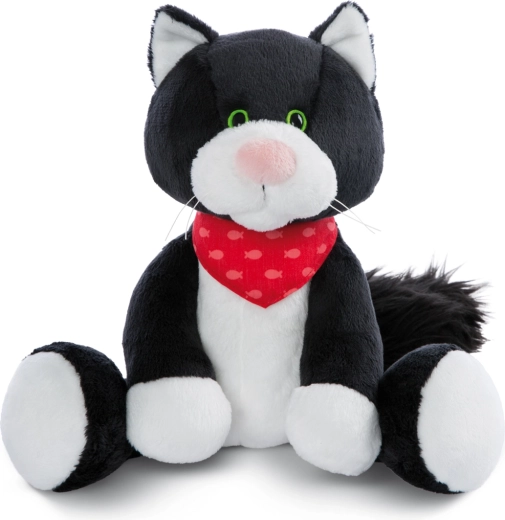 Chat en peluche NICI Pepper articulé 30 cm en coffret cadeau