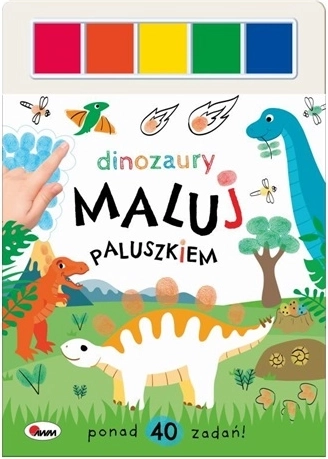 Peins avec les doigts : Dinosaures