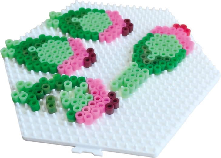 Plaque hexagonale stable avec picots