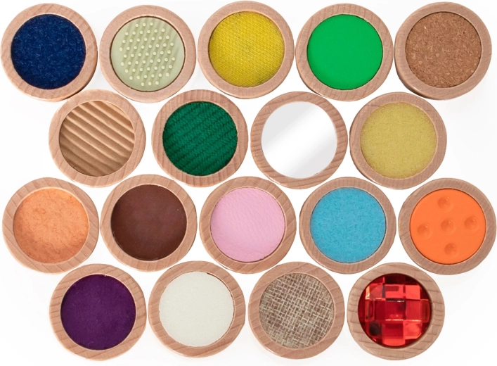 18 textures pour une véritable découverte tactile