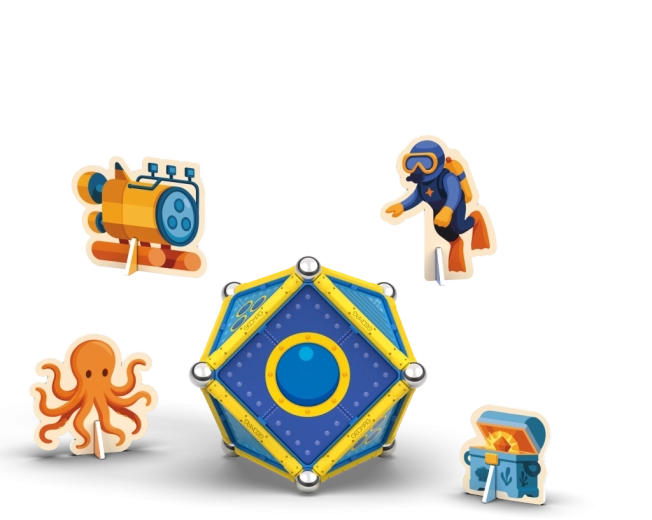 Histoires océaniques avec figurines et cartes