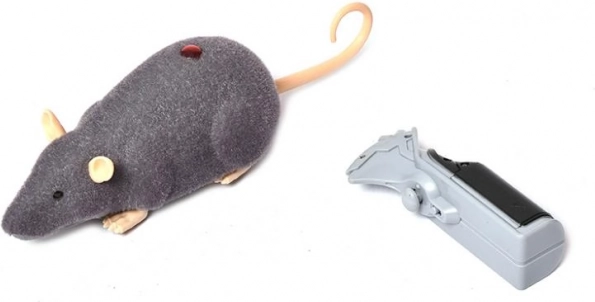 Rat en peluche RC télécommandée