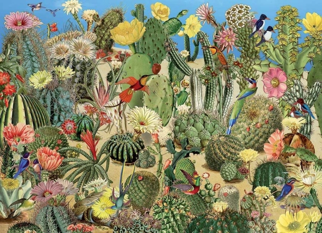 Puzzle COBBLE HILL Jardin de cactus 1000 pièces