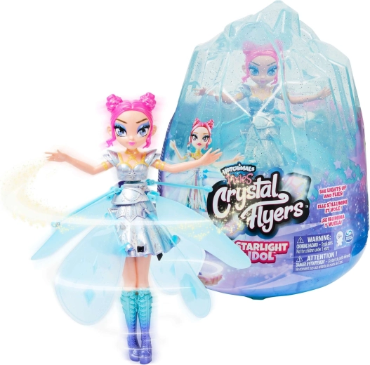 Hatchimals Pixies Crystal Flyers fée volante Starlight Idol – bleu