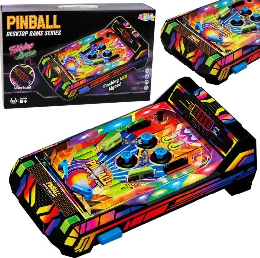 Flipper (pinball) électronique de table avec compteur de points LED et sons