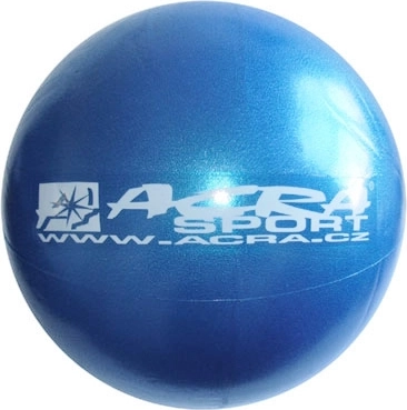 Acra overball 30 cm bleu métallisé ballon de rééducation - 1 pièce