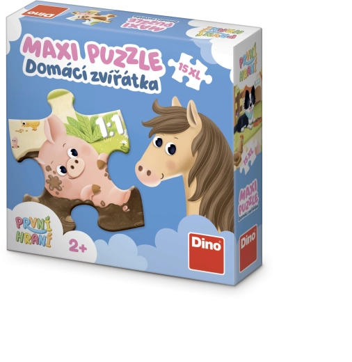 Puzzle Dino Animaux domestiques XL, 15 pièces