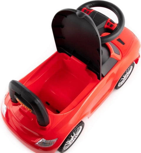 Espace de rangement sous le siège