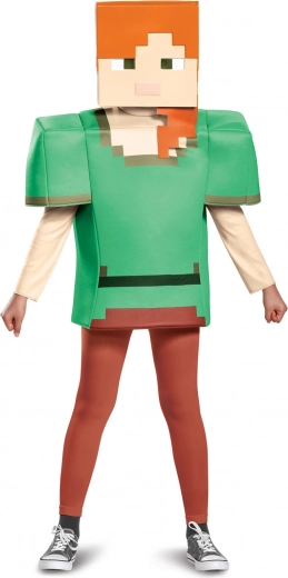 Costume Minecraft Alex pour enfants 7–8 ans