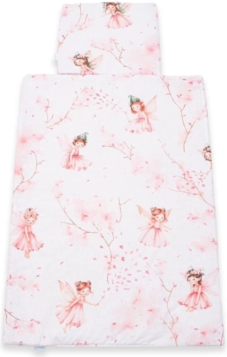Parure de lit enfant 2 pièces New Baby fées 120×90 cm
