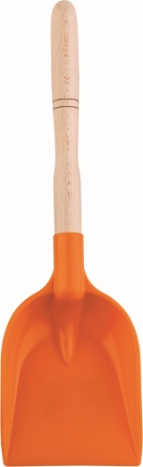 Pelle pour enfants Androni avec manche en bois 34 cm orange