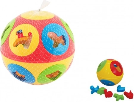 Balle d’encastrement en plastique 13 cm, 2 couleurs
