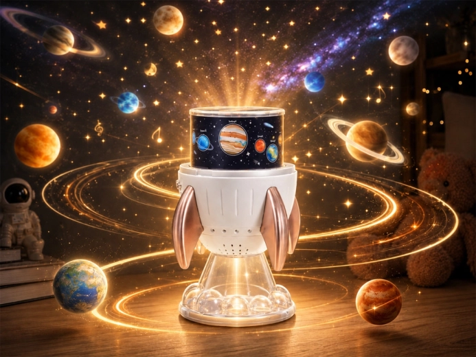 Projection rotative à 360° pour un effet plus vivant