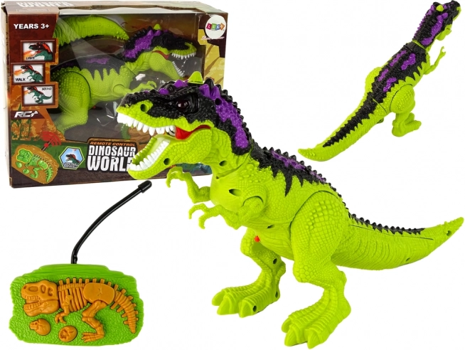 Lumières de dinosaure télécommandées Sons Vert