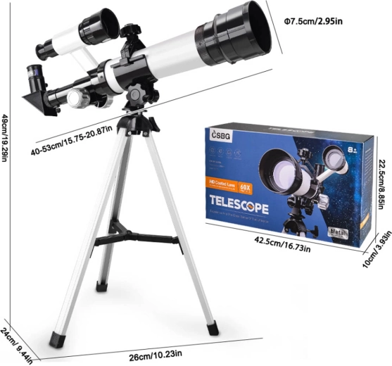 Télescope pour enfants Moon avec trépied