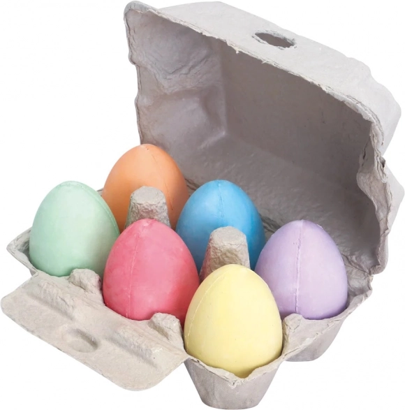 Ensemble de craies pastel en forme d'œufs de Bigjigs Toys