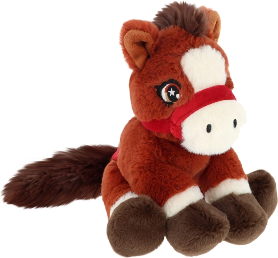 Peluche poney alezan Keeleco de Keel Toys 22 cm