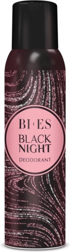Bi-Es Black Night déodorant féminin en spray 150 ml