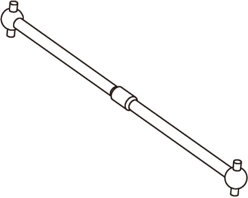 JAMARA arbre de transmission arrière BL8 (2 pièces)