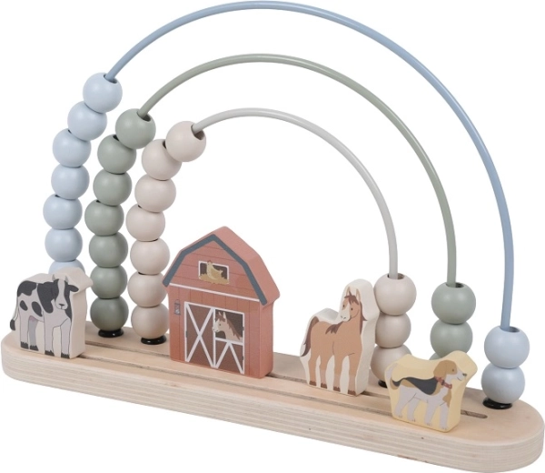 Construction en bois durable avec base stable