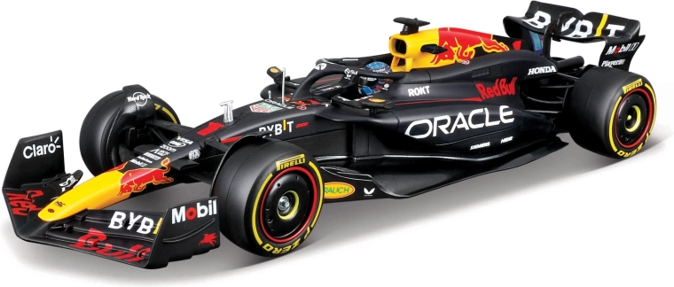 Maquette Bburago de Formule 1 Oracle Red Bull Racing RB20 2024 Max Verstappen 1:24