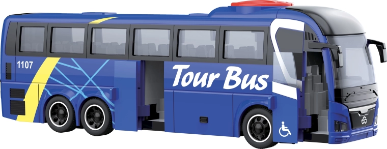 City Service Car autobus urbain 1:16 bleu