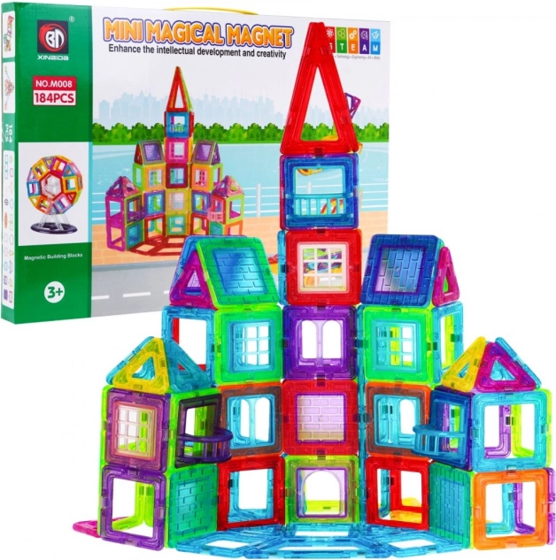 Cubes magnétiques MEGA Set 184 pièces