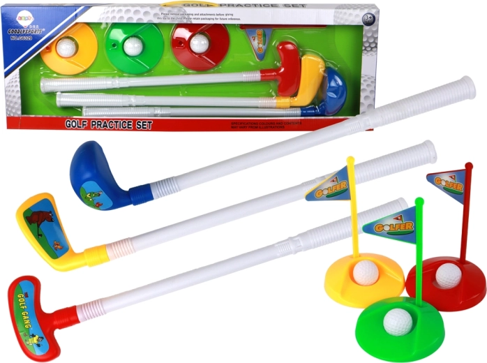 Set de mini-golf pour enfants, 12 pièces