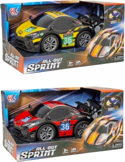 Voiture de sport RC télécommandée avec lumières