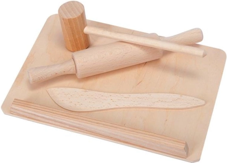 Mini set de cuisine en bois pour enfants - 1 pièce