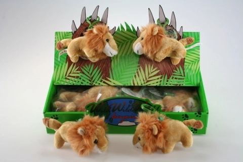 Porte-clés lionceau en peluche