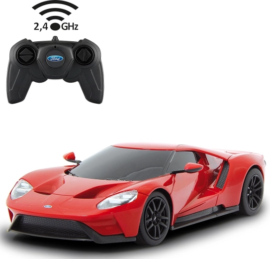 Voiture RC Jamara Ford GT 1:24 rouge 2,4 GHz