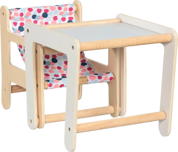 2en1 : chaise haute et assise à table