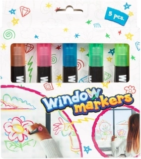 Feutres pour fenêtres 5 couleurs