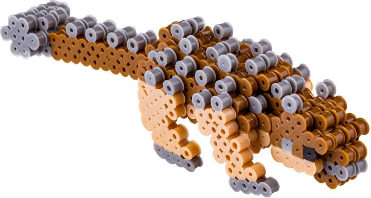 Modèle 3D d’ankylosaure en perles