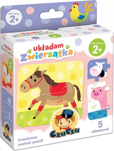CzuCzu Puzzle J’assemble les animaux - 5 sets