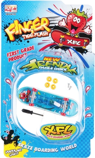 Skateboard fingerboard rotatif