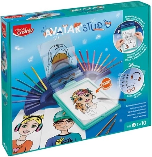Creativ Avatar Studio – tablette de dessin rétroéclairée pour créer des avatars