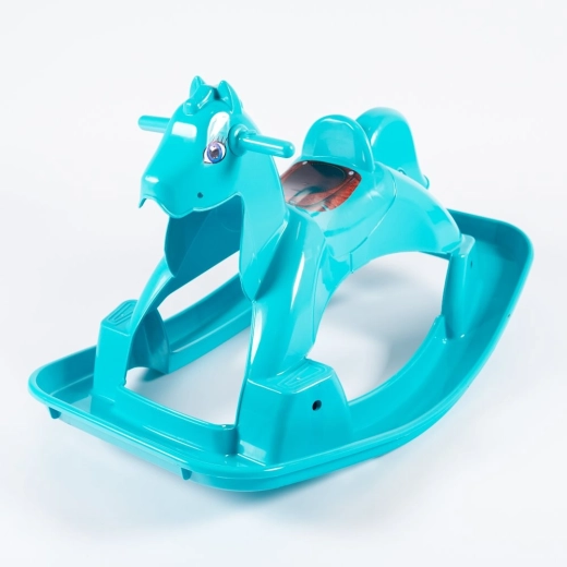 Cheval à bascule bleu DOLONI