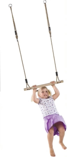 Barre en bois robuste pour un jeu actif