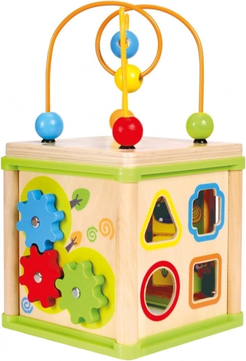 Cube d’activités en bois 5 en 1 BINO