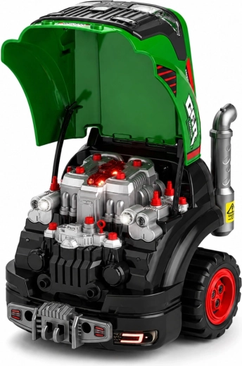 Capot ouvrant et moteur à visser