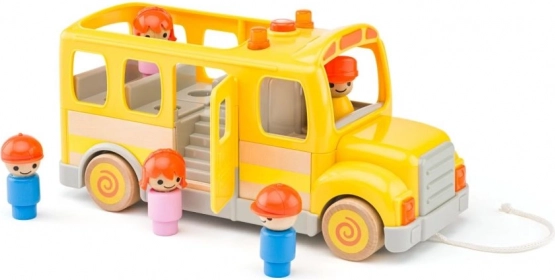 Autobus scolaire joyeux avec lumières et sons Woody