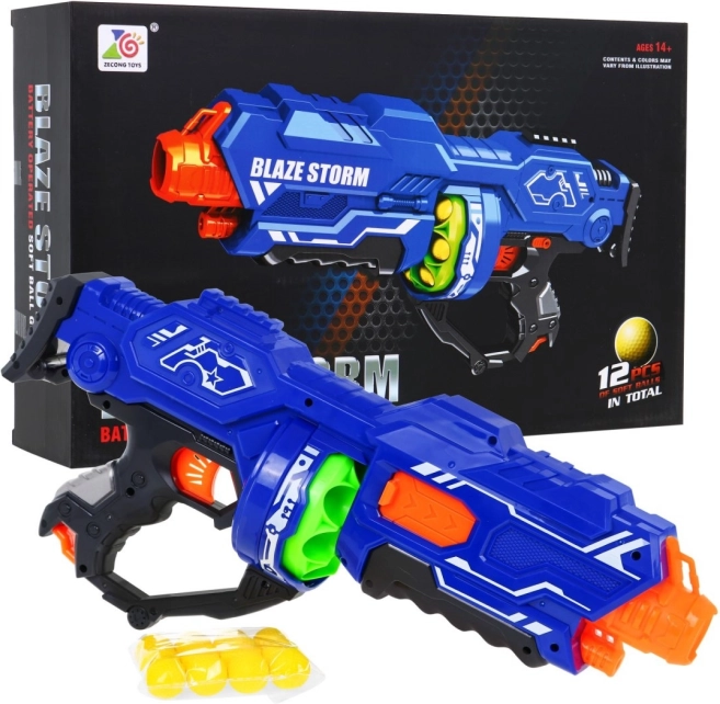Blástr BLAZE STORM pour adolescents 14+ avec balles en mousse et poignée additionnelle