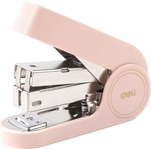 Agrafeuse Linfini EM390 rose (jusqu’à 25 feuilles)