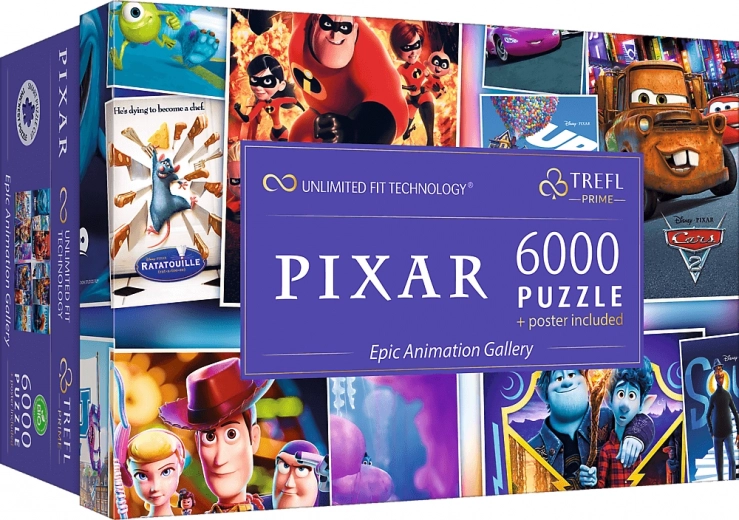 TREFL Puzzle Galerie Épique Disney Pixar 6000 pièces